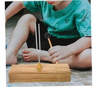 KAILIKETIY 1Set Tuning Fork with Base Hammer for Physical Acoustic Experiments Practical Musical Instrument for Vibration Testing and Relaxation