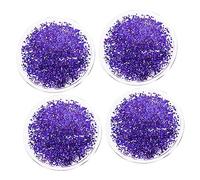 KAILIKETIY 2 Pairs of Reusable Gel Eye Masks for Tired Eyes for Home and Office Purple Cartoon Design Hot and Cold Therapy