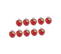 KAILIKETIY 20Pcs Apple Charms for DIY Jewelry Making Elegant Pendant Supplies for Necklace Bracelet and Earring Crafts for Creative Accessories and