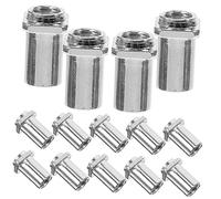KAILIKETIY 20pcs Drum Swivel Nuts M5 Silver Tom Lug Replacement Drum Spare Parts Floor Accessory Suitable for Snare and Jazz