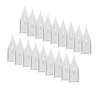 KAILIKETIY 20pcs Fountain Pen Steel Nibs Replacement for Calligraphy Writing and Painting Smooth Flowing Nibs for Art and Lettering for Beginners and Professionals