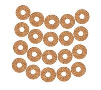KAILIKETIY 20pcs Non-slip Guitar Pick Grips Soft Cork Round Grip Pads Help You Hold Guitar Picks Stop Dropping Your While Playing Ukulele