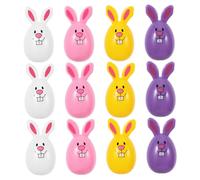 KAILIKETIY 20pcs Openable Easter Bunny Eggs Cute Fillable Decor for Parties DIY Crafts and Family Gatherings Assortment for Surprising Treats and Fun