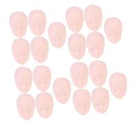 KAILIKETIY 20Pcs Practical Doll Heads for DIY Makeup and Repair Smooth Surface Doll Parts for Crafting for Styling and Decoration Durable Material for Use