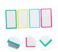 KAILIKETIY 20pcs Rainbow Erase Labels Reusable Sticky Name Tags with Borders for Organizing Kitchen Pantry Food Containers and Office Use