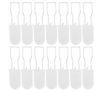 KAILIKETIY 20pcs Security Seal Padlock Buckle White Pp Iron Streamlining Display Management Ensuring Integrity During Long Distance Transportation for Samples Clothing