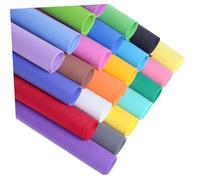 KAILIKETIY 20pcs Thick Eva Papers Handmade Sheets for DIY Crafting Scrapbooking Flower Decor Mixed Colors Flexible Easy to Cut Craft Materials Random Color