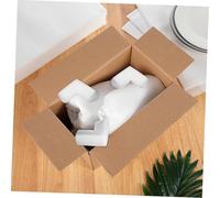 KAILIKETIY 24 Pcs Epe Corner Protectors for Shipping Moving Shaped Edge Guards for Tv Picture Frame Mirror Furniture Sturdy Foam Packaging for Fragile Artwork and Cargo Load Safety