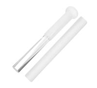 KAILIKETIY 2pcs Acrylic Singing Bowl Striker Percussion Instrument Mallet Resonance Refined Look White for Meditation Pyramid Sessions and Sound Healing