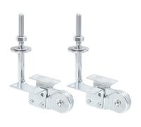 KAILIKETIY 2pcs Adjustable Sofa Pillow Hinges Furniture Accessories Made of Impact Resistant Iron with 5-Gear Adjustment for Sofa Bed and Chair Support in Silver