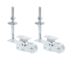 KAILIKETIY 2pcs Adjustable Sofa Pillow Hinges Furniture Accessories Made of Impact Resistant Iron with 5-Gear Adjustment for Sofa Bed and Chair Support in Silver