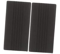 KAILIKETIY 2Pcs Bass Drum Antislip Pads Rubber Drum Pedal Guards Mat Professional Concise and Simple Design Elegant and Beautiful Non-Slip Protection for Drummers and Students