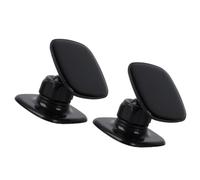 KAILIKETIY 2pcs Car Phone Mount Holder Multifunctional Cell Phone Brackets for Dashboard Windshield Vent Auto Accessories Black