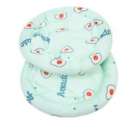 KAILIKETIY 2Pcs Cooling Pet Floor Cushion for Hamsters and Small Animals Avocado Silk Mat Thick Summer Rest Pad for Guinea Pig Bedding and Comfortable Sleep