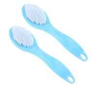 KAILIKETIY 2pcs Double-Sided Foot Care Tool with Pumice Stone and Brush Dead Skin Remover and Foot Exfoliator for Home Pedicure and Relaxing