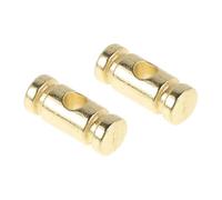 KAILIKETIY 2pcs Electric Guitar String Retainers Roller String Tree with Screws Headstock Stabilizing Fixer for Low Guitar Locking User-friendly Design