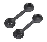 KAILIKETIY 2pcs Eye Occluder Plastic Eye Plate Vision Test Optometry Tool for Children Handheld Eyesight Exam Supplies Black