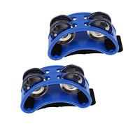 KAILIKETIY 2Pcs Foot Tambourines Percussion Instrument for Music Education for Parties and Class Activities Create Cheerful Atmosphere with Rhythm Bells