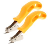 KAILIKETIY 2pcs Heavy Duty Staple Puller Upholstery Tack Lifter Tool with Ergonomic Grip for Furniture Carpets Picture Frames Easy Lever Pry Remover for Efficient Staple and Tack Extraction