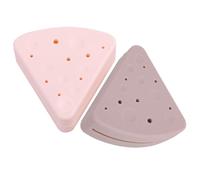 KAILIKETIY 2pcs Makeup Organizer Triangle Silicone Powder Puff Cases Travel Puff Holder