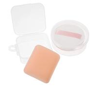 KAILIKETIY 2pcs Makeup Sponge Set Triangular and Round Puff Blending Sponges for Dry and Wet Application Storage Box Suitable for Women and Girls Cosmetic Face Applicators