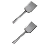 KAILIKETIY 2pcs Multifunctional Coal-ash Shovel Set with Long Handle, Small Kitchen and Fireplace Cleaning Shovels for Stove Coals and Ash Removal in Home Heating