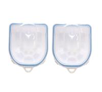 KAILIKETIY 2pcs Nail Art Removal Bowl Nail Gel Polish Remover Manicure Hand Soaking Bowl for Home Salon