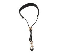 KAILIKETIY 2Pcs Saxophone Neck Strap Black Harness for Professional and Beginner Alto Tenor Soprano Players Comfortable Buffer Decompression Musical Instrument Belt