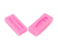 KAILIKETIY 2pcs Small Silicone Paddle and Boat Molds for Fondant and Clay DIY Baking Tools, Food-Grade Non-Stick Silicone Kitchen Supply, Friendly Craft Molding Kit