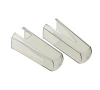 KAILIKETIY 2pcs Transparent Stylus Tip Cap Protective Shell for Record Players Plastic Needle Cover Compatible with Ortofon Dustproof Replacement Stylus Guard for Travel and Inspection