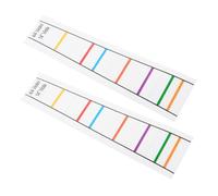 KAILIKETIY 2pcs Violin Finger Placement Decals Beginner Guide Stickers for Fretboard Note Guide Practice Label Aid Position