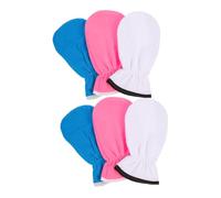 KAILIKETIY 3 Pairs Hand Care Mittens Spa Gloves for Moisturizing Paraffin Therapy Essential Oil Treatment Fits for Home Beauty Pink