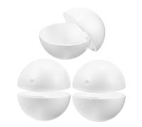 KAILIKETIY 3 Pcs Hollow Foam Balls Detachable Polystyrene Spheres for DIY Craft Decorations Wedding Party Ornaments Versatile Lightweight Hollow Foam Ball Decorations