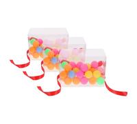 KAILIKETIY 3 Sets Shaking Ball Game with Strap and 20 Ping Pong Balls, Interactive Party Game for Bachelorette, Wedding, Birthday, Indoor and Outdoor Family Fun