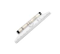 KAILIKETIY 30cm Rolling Ruler for Angle Measurement, Multipurpose Parallel Drawing Ruler with Rolling Scale, Drafting Tool for Students and Office Use