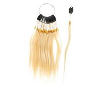 KAILIKETIY 30Pcs Real Human Hair Color Sample Rings for Hair Dye Testing Accurate Color Representation for Salons and