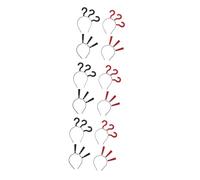 KAILIKETIY 3pcs Creative Question Mark Headband Punctuation Hair Hoop for Women Comfortable Hair Bands for Parties Holidays Photo Booths Halloween Costume Accessories