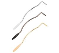 KAILIKETIY 3pcs Electric Guitar Whammy Bar Tremolo Arm Set 6mm Bent Tremolo Bridge Arm Replacement Whammy Pedal for Electric Guitar Gold Silver and Black Colors