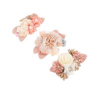 KAILIKETIY 3pcs Flower Hair Clip Boys and Girls Artificial Floral Headdress Fake Flower Hairpin for Wedding Party