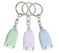 KAILIKETIY 3pcs Foldable Nail Scissors Nail Clippers Toenail Clippers Elegance Touch Manicure Tools