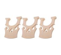 KAILIKETIY 3pcs Maple Wood Cello Bridge 4/4 Full Size with Refined Resonance and Sturdy Structure, Wooden Bridge for Cello Accessories and Repairs, Suitable for Practice and Student Use
