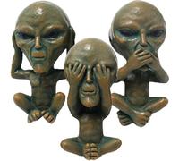 KAILIKETIY 3pcs Resin Shaped Alien Car Air Vent Clips Decorative Aromatherapy Car Interior Accessories Suitable and Office Use