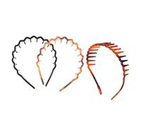 KAILIKETIY 3pcs Slip Hairband Wave Headband Shark Tooth Headband Fashion Headwear for Women