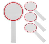 KAILIKETIY 4 Pieces 10x20cm Single-Sided Foam Dry Erase Scoreboards for Judges Voting and Classroom Use, Writable Whiteboards for Games and Auctions