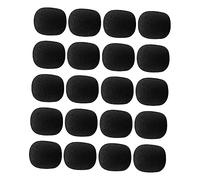 KAILIKETIY 40pcs Mic Sponge Covers for Lapel Microphones Windproof and Noise-reducing Protectors for Performers and Recording Fit for Various Microphones