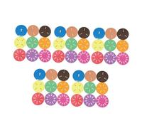 KAILIKETIY 45pcs EVA Fraction Circles Manipulatives for Elementary Students Visual Math Learning Tool Enhancing Spatial Awareness and Fraction Comprehension Classroom and Home Teaching
