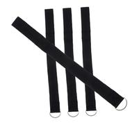 KAILIKETIY 4pcs Baby Stroller Wrist Strap Black Hand Leash Set with Neoprene and Iron Material, Easy to Use Sturdy Attachment for Stroller Handle, Safety Accessory for Parents and Babies
