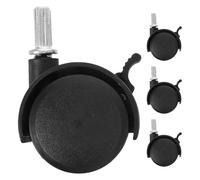 KAILIKETIY 4pcs Casters for Furniture with Laundry Rack Caster Wheels Lightweight Plastic and Iron Cart Easy Installation Wheels for Cart Suitable for Clothes Hanger and Trolley Use