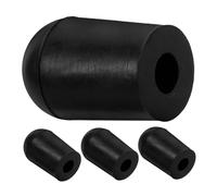 KAILIKETIY 4pcs Cello Endpin Protector Rubber Caps Prevent Slipping and Ensure Stability Black Rubber End Pin Tips for Cello and Bass Accessories Practical Music Instrument Parts