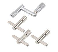 KAILIKETIY 4pcs Drum Key Set with 3 T-type 1 Z-type Wrench, Drum Tuning Keys for Fast Loading and Unloading, Essential Hand Drummer Accessories for Percussion Instruments